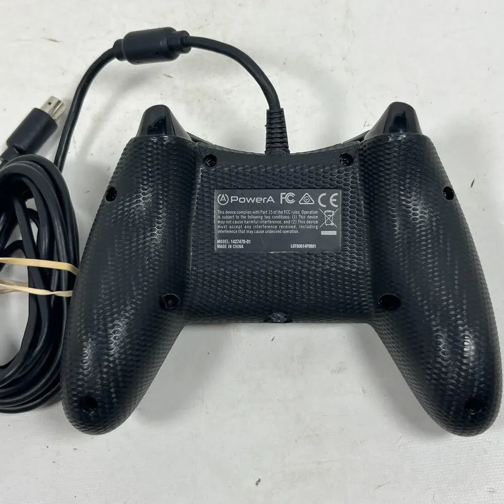 POWERA Microsoft Xbox One Gaming Controller Wired 1427470-01 Black Tested